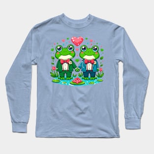 Gay Frogs in Love Long Sleeve T-Shirt